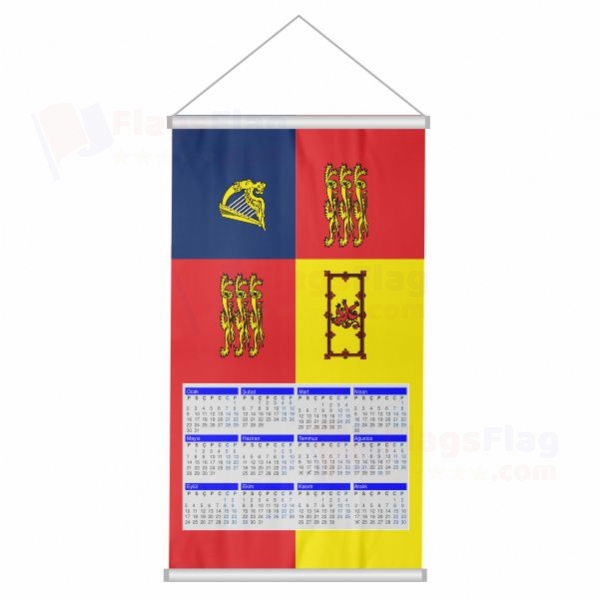 Buckingham Palace Woven Fabric Digital Printing Calendar
