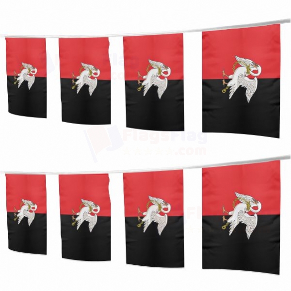 Buckinghamshire Square String Flags