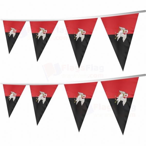 Buckinghamshire Stringed Triangle Flag