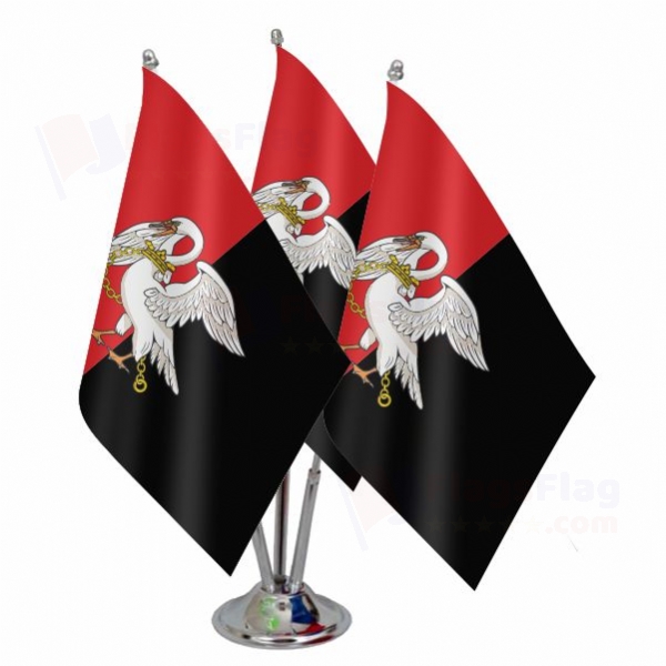 Buckinghamshire Triple Table Flag
