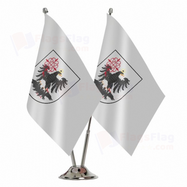 Buenos Aires 2 Table Flags