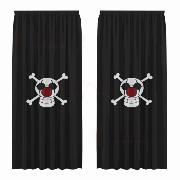 Buggy Pirates Digital Printed Curtains