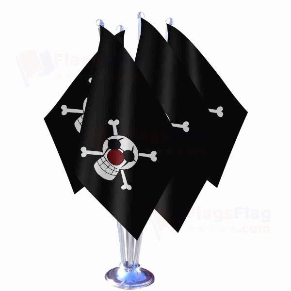 Buggy Pirates Quadruple Table Flag