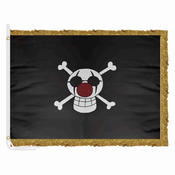 Buggy Pirates Satin Office Flag