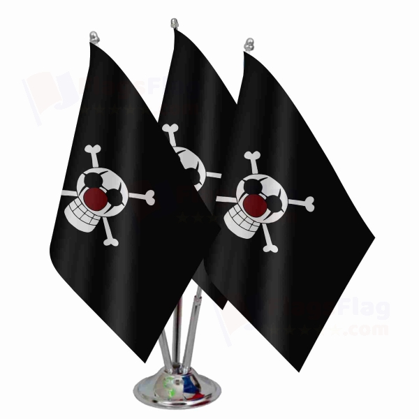 Buggy Pirates Triple Table Flag
