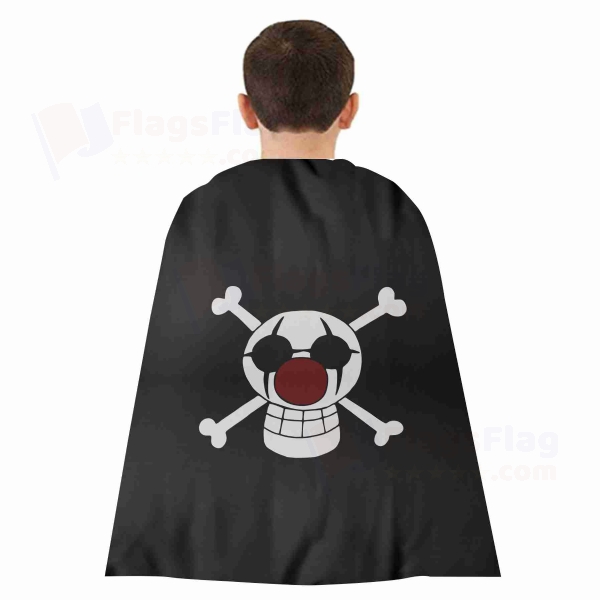 Buggy Pirates Woven Fabric Cloak Digital Printing