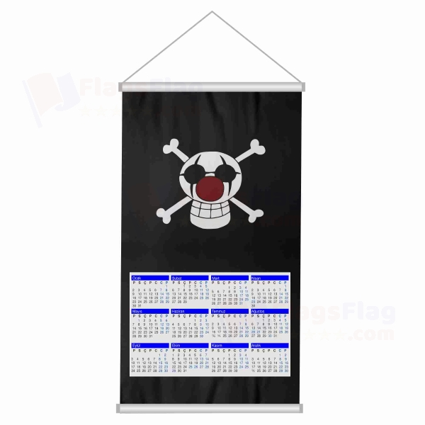 Buggy Pirates Woven Fabric Digital Printing Calendar