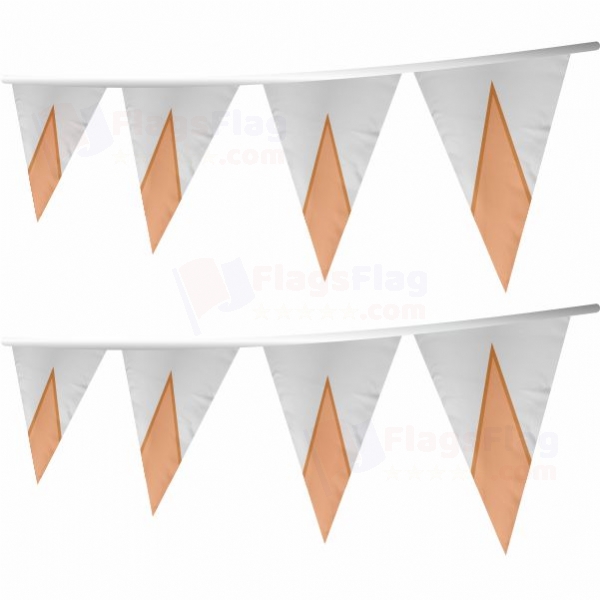 Bukhara Of Khanate Stringed Triangle Flag