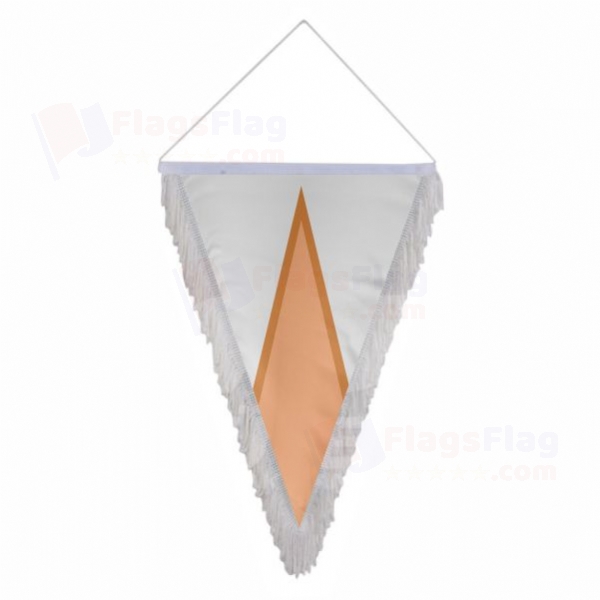 Bukhara Of Khanate Triangle Fringed Streamers