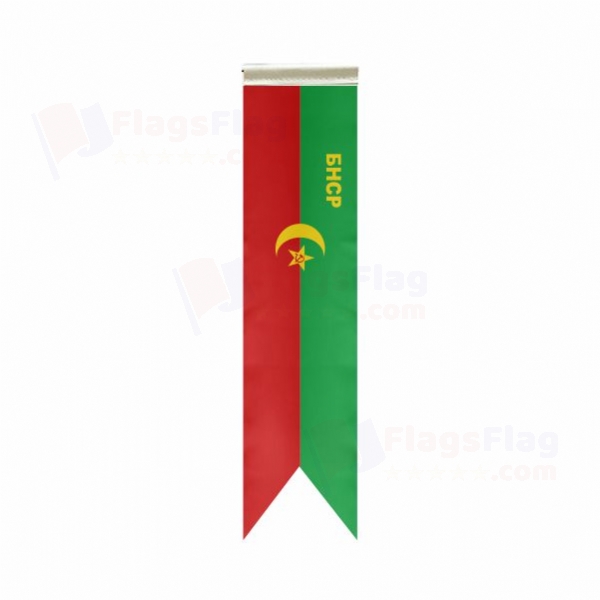 Bukharan People's Soviet Republic L Table Flags Flag Only