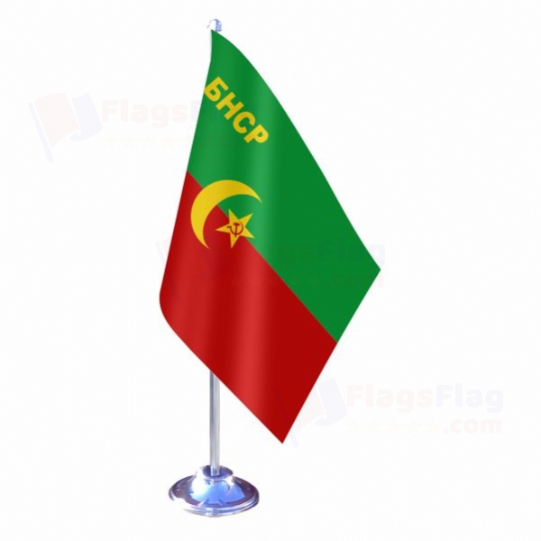 Bukharan People's Soviet Republic Single Table Flag