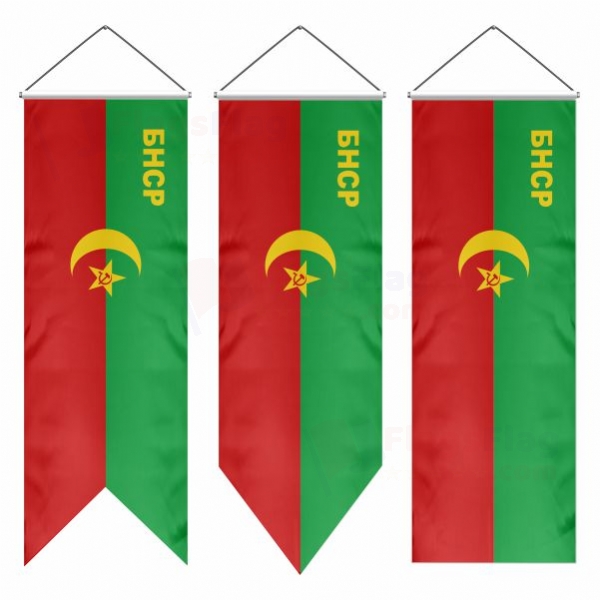 Bukharan People's Soviet Republic Swallowtail Flags
