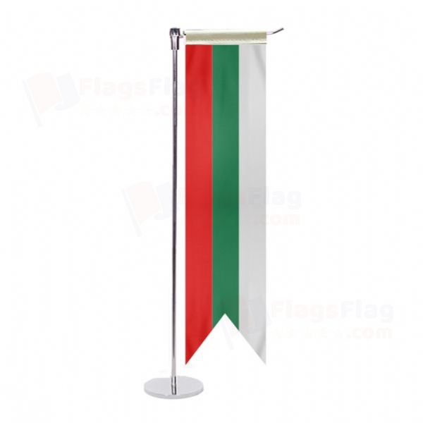 Bulgaria L Table Flag