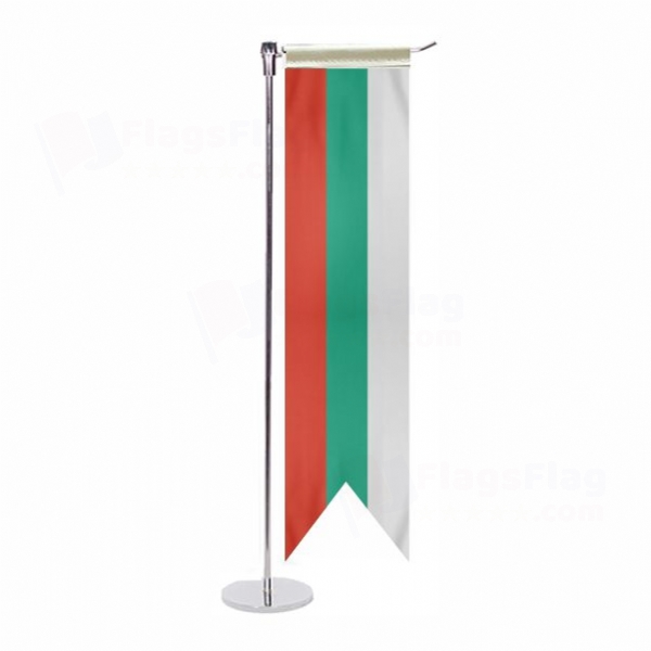 Bulgaria L Table Flag