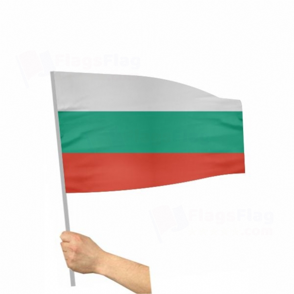 Bulgaria Stick Flag