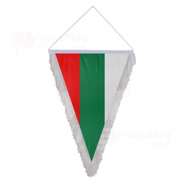Bulgaria Triangle Fringed Streamers