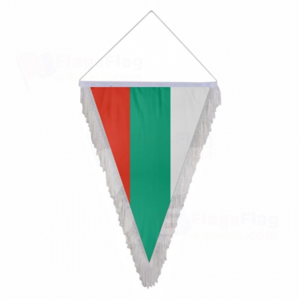 Bulgaria Triangle Fringed Streamers