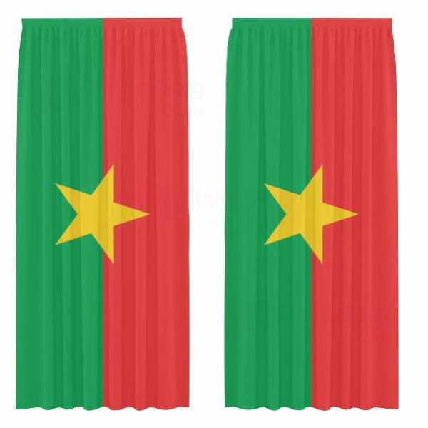 Burkina Faso Digital Printed Curtains