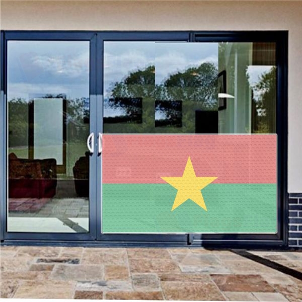 Burkina Faso Glass Film Burkina Faso One Way Vision Printing