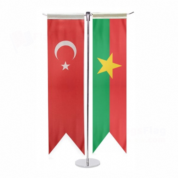 Burkina Faso T Table Flag