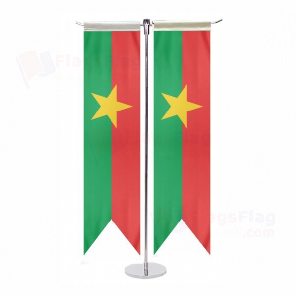 Burkina Faso T Table Flags