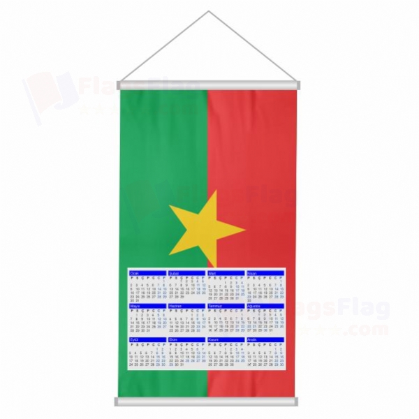 Burkina Faso Woven Fabric Digital Printing Calendar