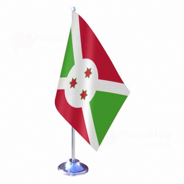 Burundi Single Table Flag
