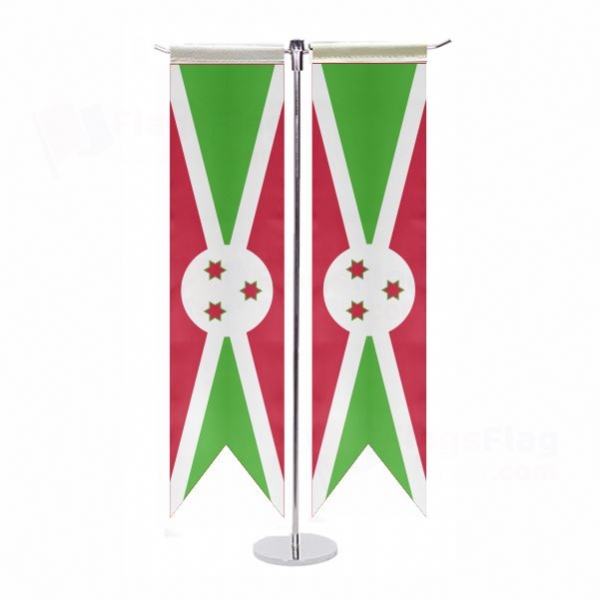 Burundi T Table Flags