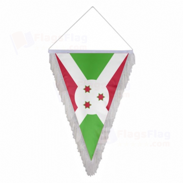 Burundi Triangle Fringed Streamers