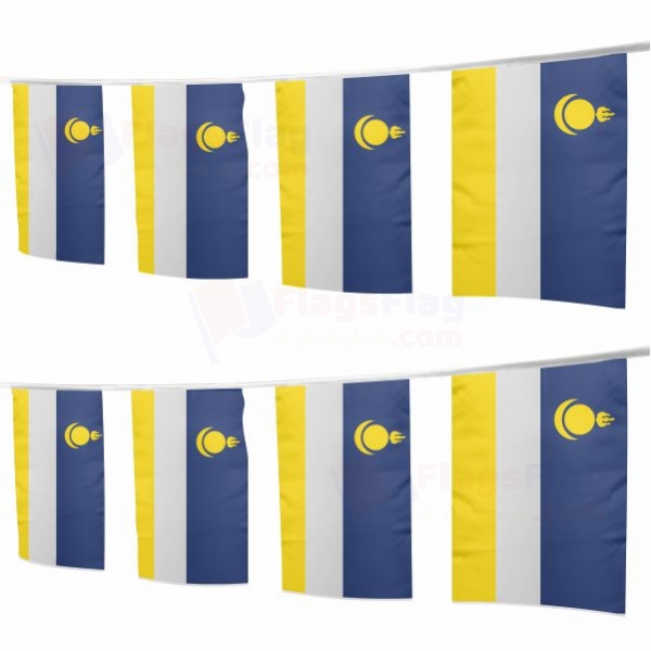 Buryatya Square String Flags