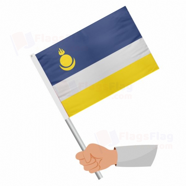 Buryatya Stick Flag