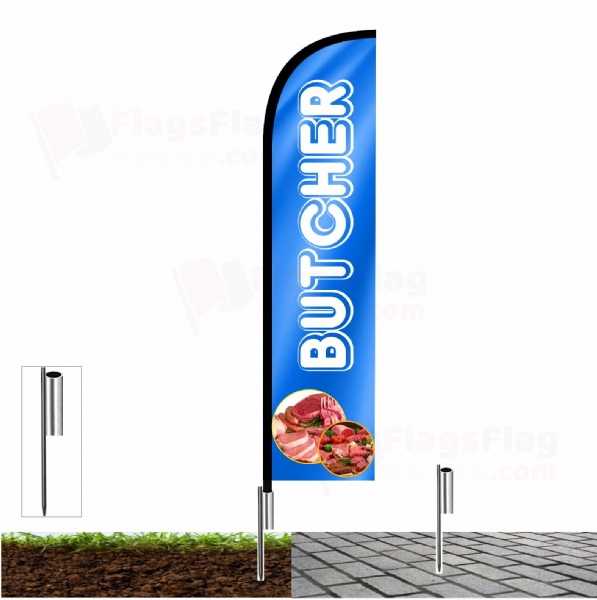 Butcher Advertising Flags
