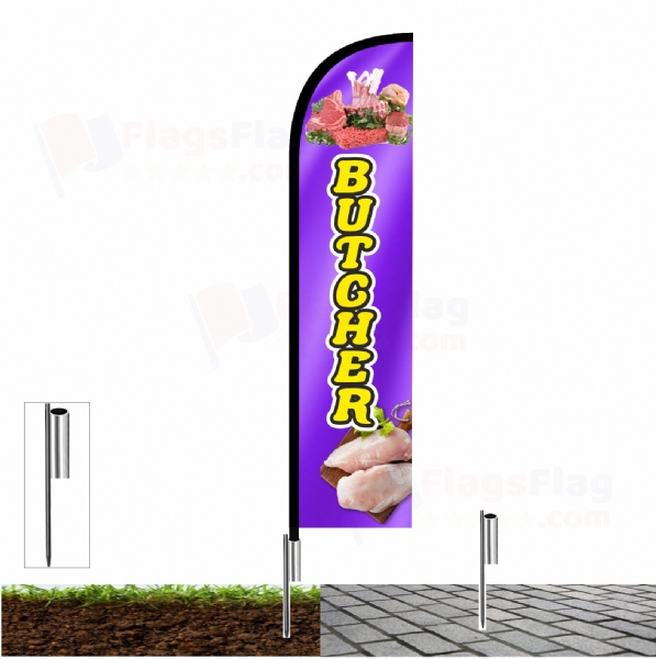 Butcher Pole Flags