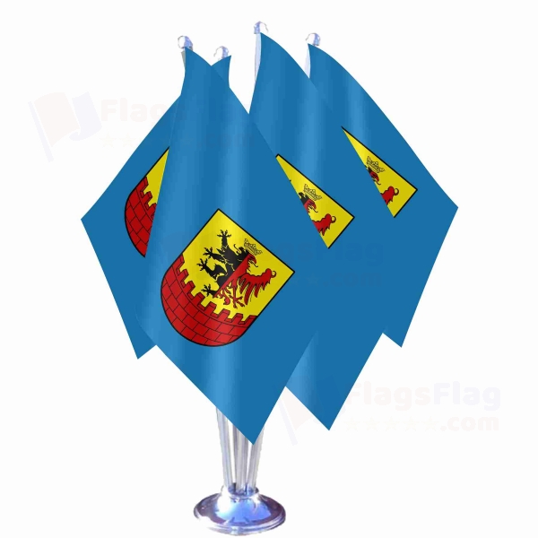 Bydgoski Quadruple Table Flag