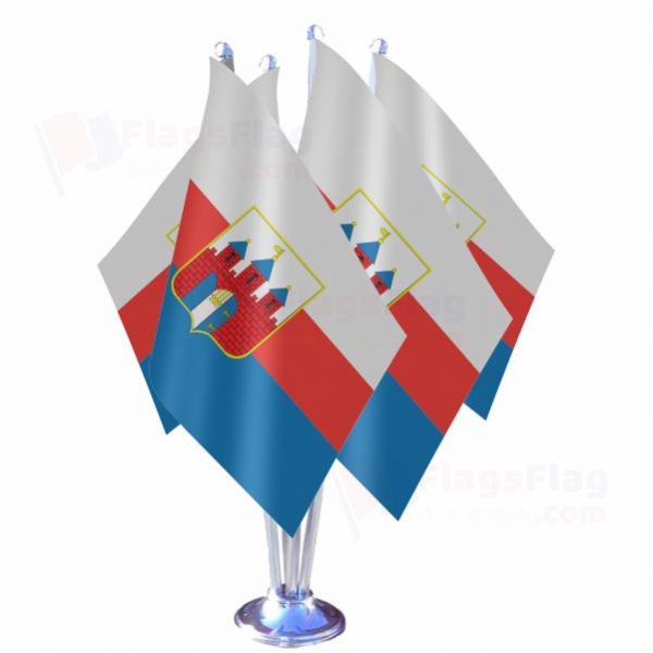 Bydgoszcz Quadruple Table Flag
