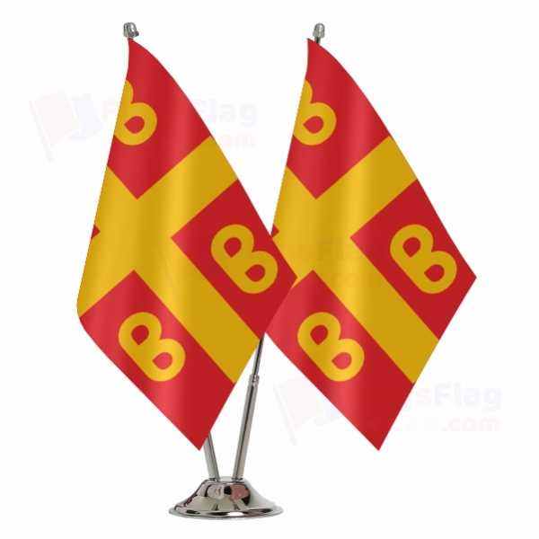 Byzantine Empire 2 Table Flags