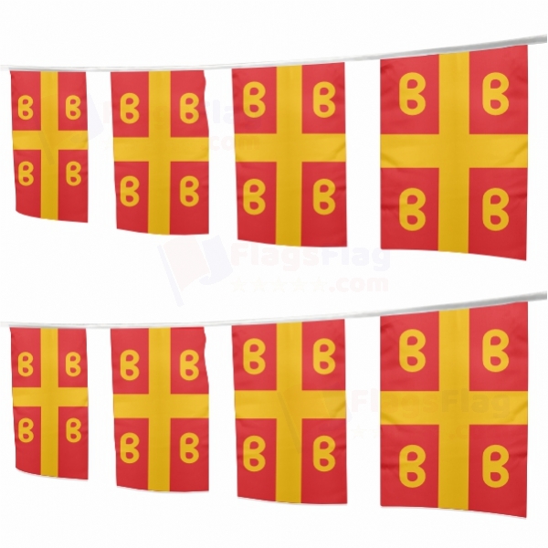 Byzantine Empire Square String Flags