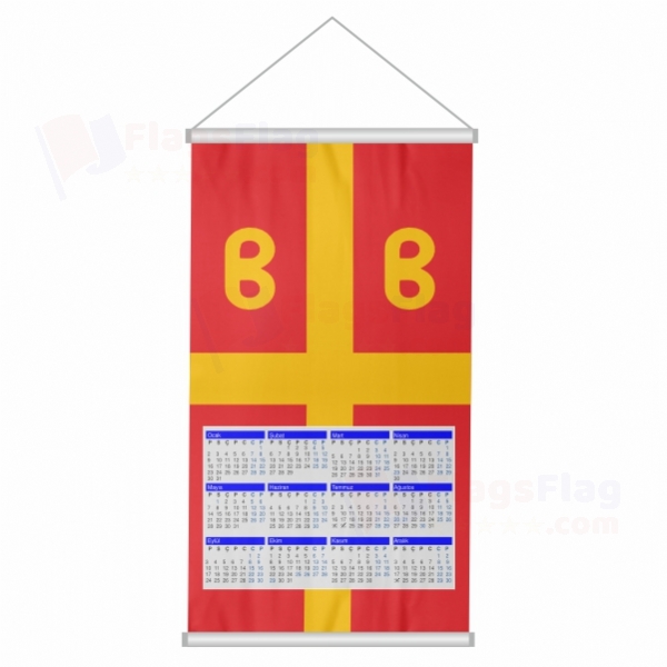 Byzantine Empire Woven Fabric Digital Printing Calendar