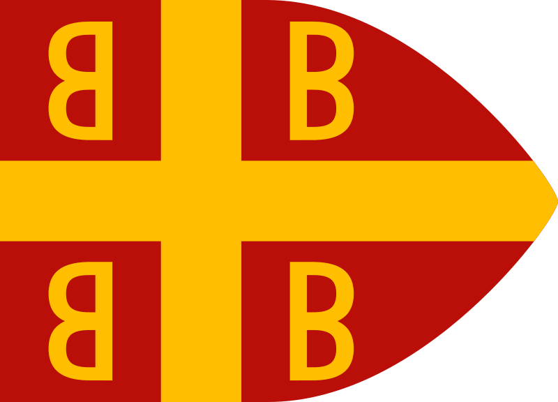 Byzantine imperial flag, 14th century