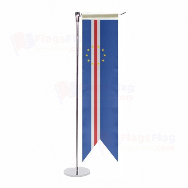 Cabo Verde L Table Flag