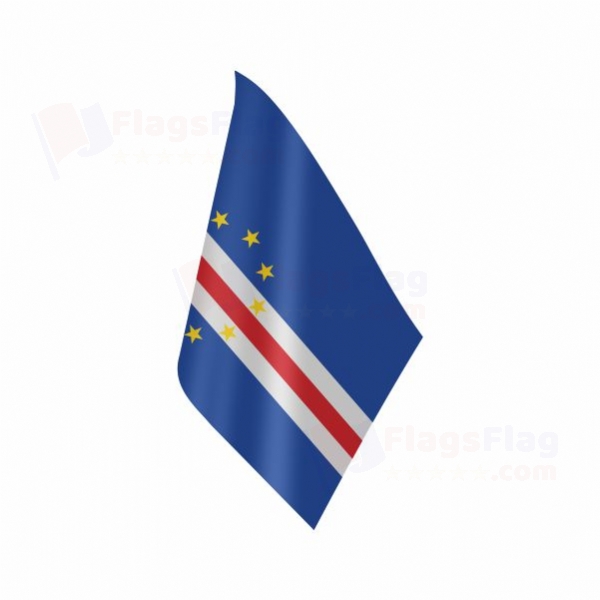 Cabo Verde Table Flag