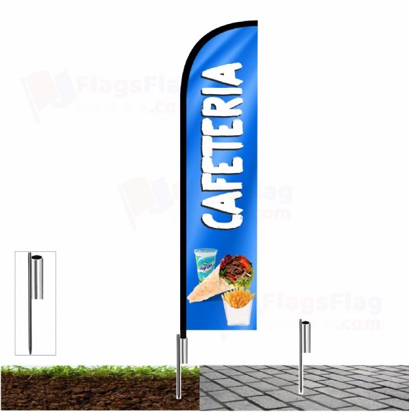 Cafeteria Advertising Flags