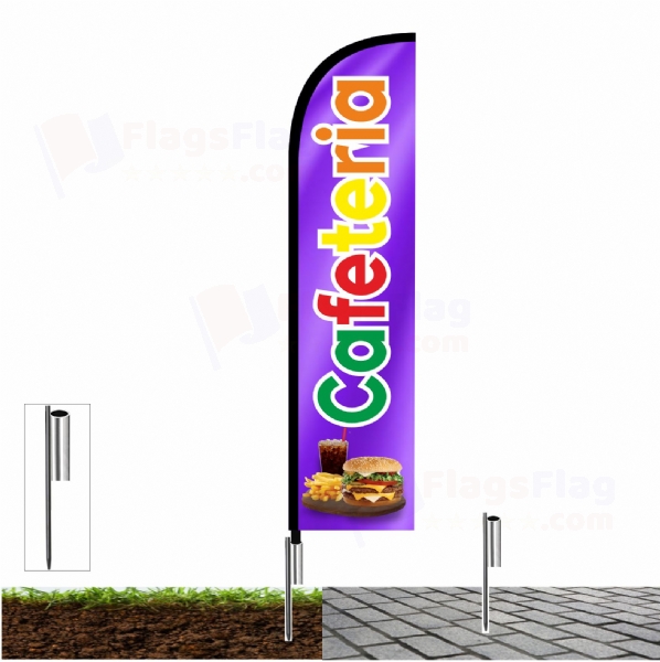 Cafeteria Pole Flags