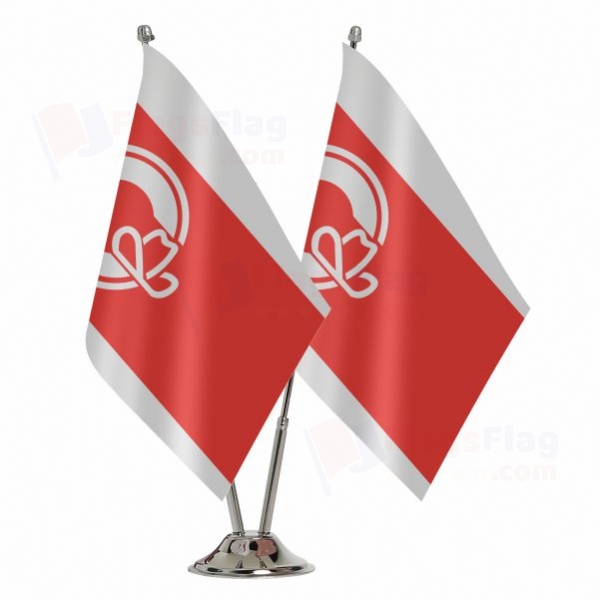 Calgary 2 Table Flags