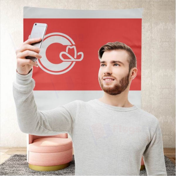 Calgary Background Selfie Shooting Landscapes