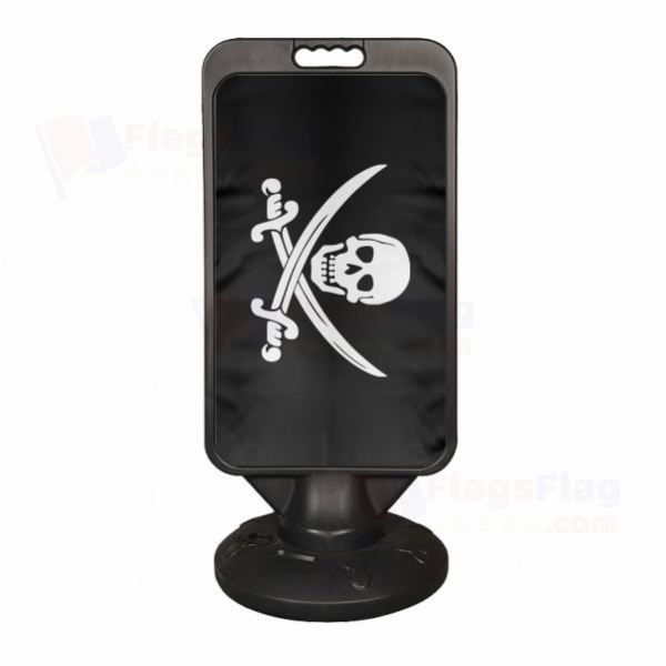 Calico Jack Jolly Roger Plastic Advertising Pontoon