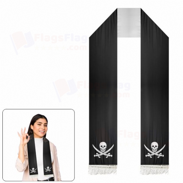 Calico Jack Jolly Roger Scarf Digital Printing