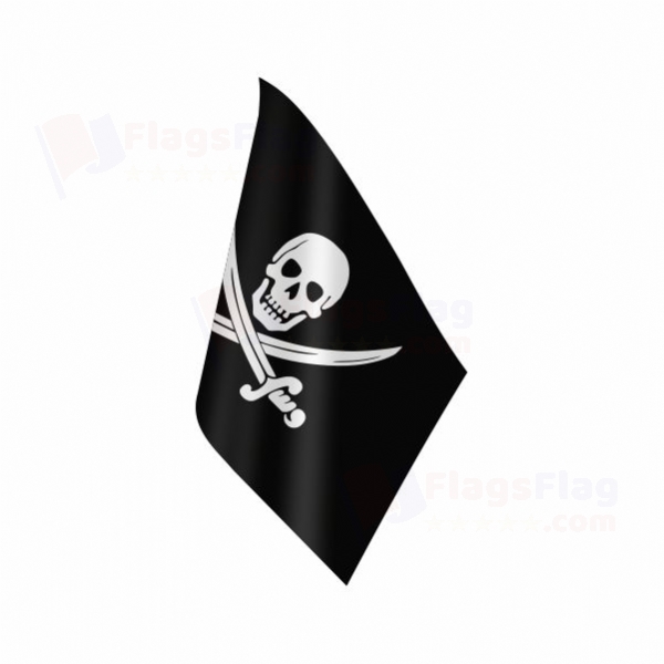 Calico Jack Jolly Roger Table Flag