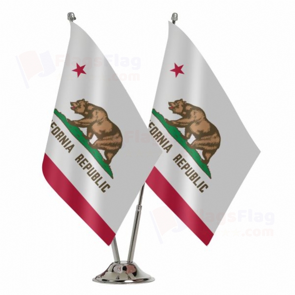 California Binary Table Flag