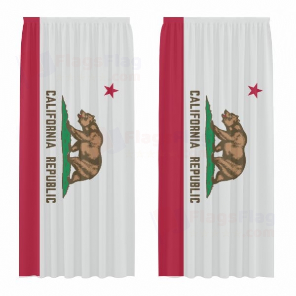 California Digital Printed Curtains